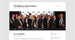 Desktop Screenshot of madisonjazzorchestra.com
